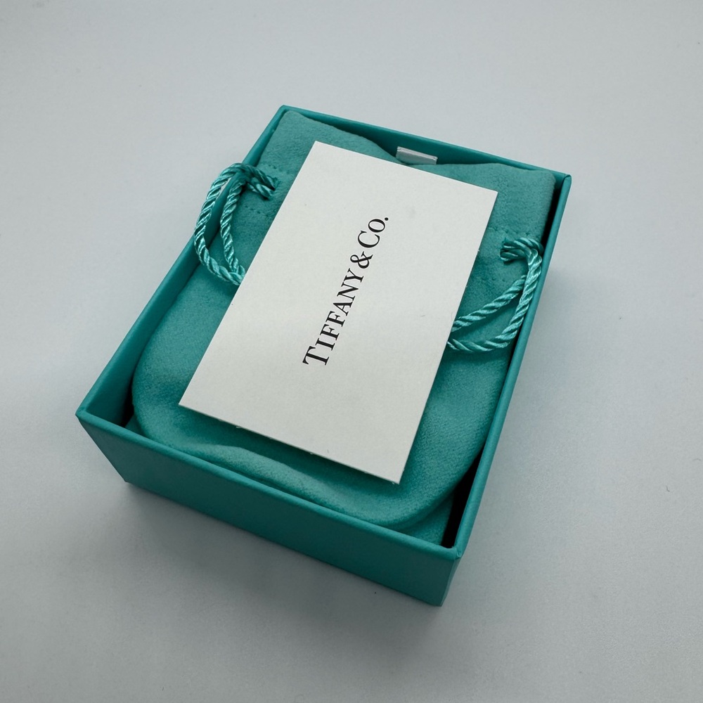 Tiffany & Co Return to Tiffany Double Heart Necklace Silver 925 Rubedo Metal New - Picture 11 of 12
